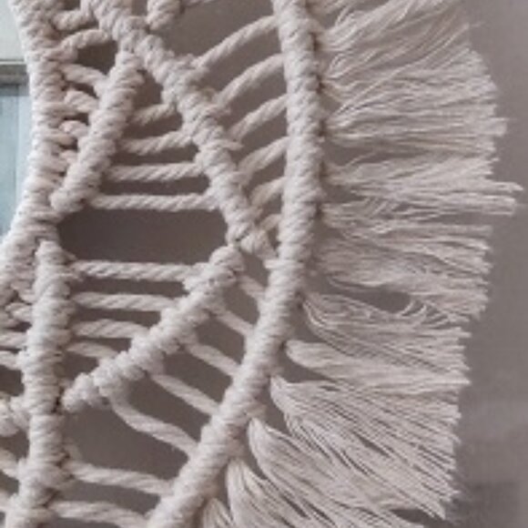 2 Boho Handmade Macrame Mirrors sold separately - Picture 7 of 8